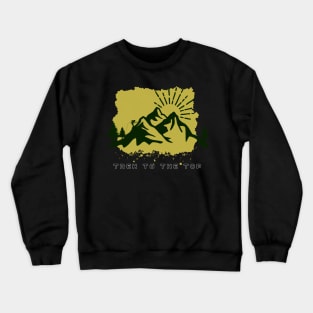 Mountain climbing Crewneck Sweatshirt